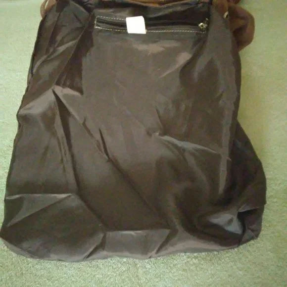 NWOT Ecuadorian Clothing Company Geomatric / Suede / Acrylic Backpack - Picture 7 of 8